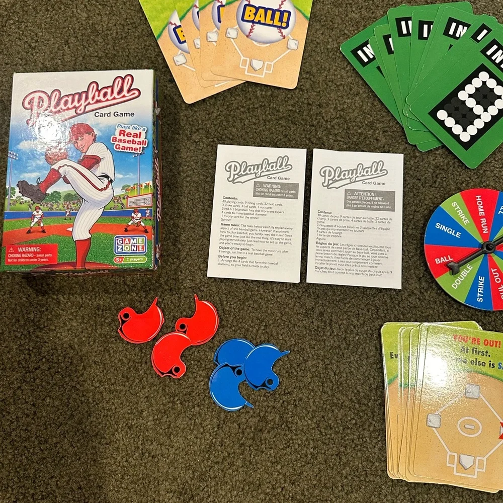 Card Game Playball - Plays Like Baseball